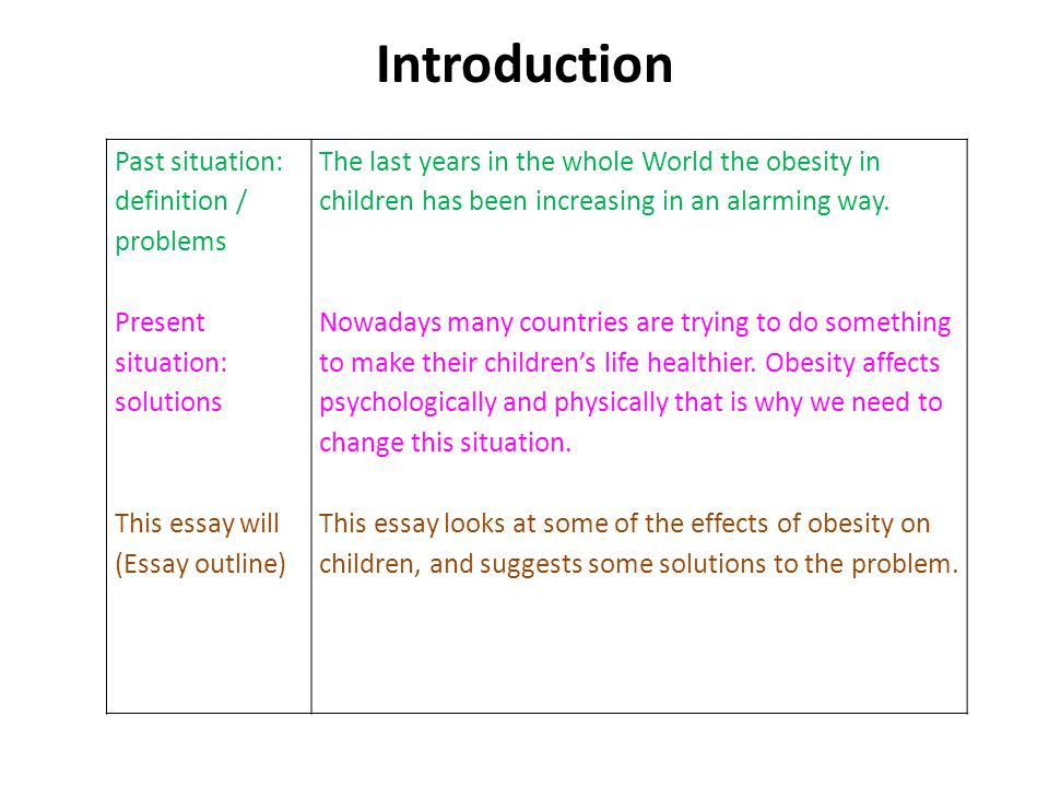Problem solving essay obesity social